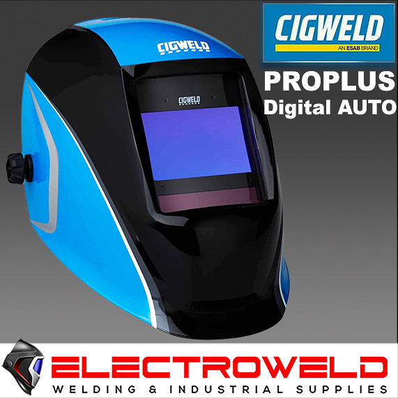 Image presents Cigweld Proplus Digital Automatic Welding Helmet