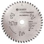 image presents Bosch 165mm 48t Circular Saw Blade Top Precision Wood Metal Plastic Cutting Disc 1