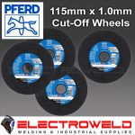 image presents Pferd 115mm 4.5" Thin Cutting Discs For Angle Grinder, Metal, Steel