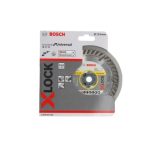 image presents Bosch X-lock 125mm 5" Diamond Cutting Disc Universal Masonry Concrete Tile Xlock 2