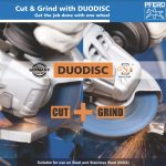 image presents Pferd Duodisc 180mm 7" Cutting & Grinding Discs - For All Steel 2