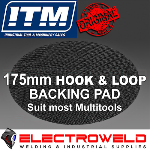 image presents 175mm Hook And Loop Backing Pad Disc, Sticky Multitool Po362 Po364 Bench Grinder