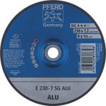 image presents Pferd 230mm 9" Aluminium Grinding Wheels - Depressed Centre 2