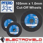 image presents Pferd 100mm 4" Thin Cutting Discs Cut Off Wheels, Angle Grinder - 69121043