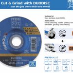 image present 100MM 4" PFERD DUODISCS - CUTTING & GRINDING DISCS - ALL STEEL (4)