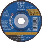 image present 100MM 4" PFERD DUODISCS - CUTTING & GRINDING DISCS - ALL STEEL (6)