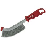 IMAGE PRESENTS ITM 265mm Steel Wire Hand Brush, Crimped Metalwork Paint Rust Removal, TM7040-001 2