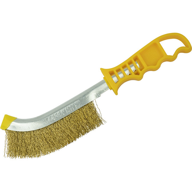 image presents ITM 265mm Brass Wire Hand Brush, Crimped, TM7040-003 2