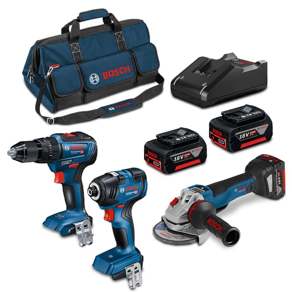 Bosch 615990N29 Power Tool Set 18V 5Ah, 40% OFF