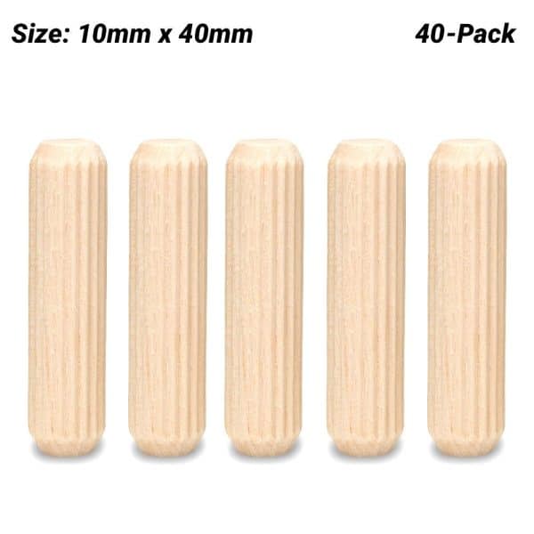 Bosch 30pce 10mm x 40mm Profile Wooden Dowel Electroweld