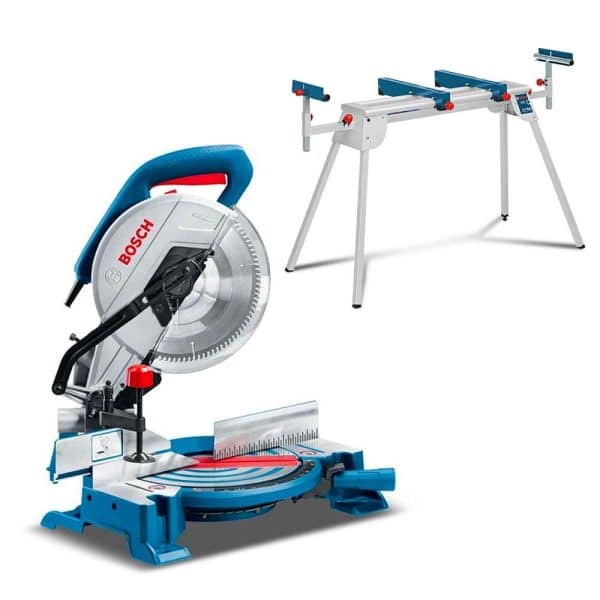 Bosch 2000W 10" Compound Mitre Drop Saw With Stand