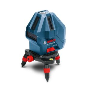 Bosch GPL 5 G Professional 5-Point Laser Measure, Green Laser, 30 m, IP 65,  Two Position Switch, Integrated Rotation Mount, 0.35 kg