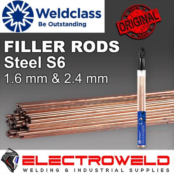 WELDCLASS 1.6mm Rods ER70S6 Welding Electrodes Sticks